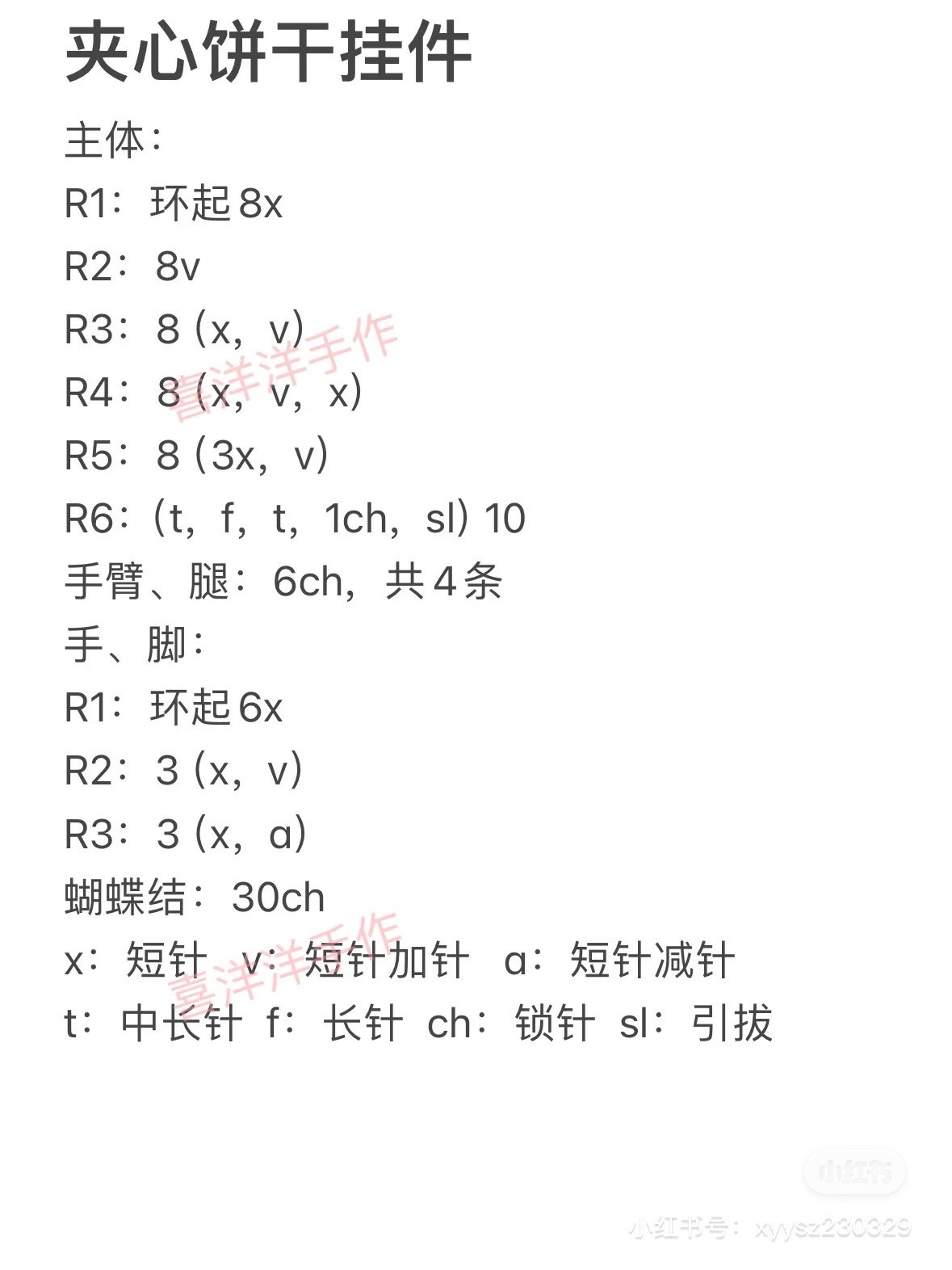 Cute Crochet Cookie Character Pattern Tutorial