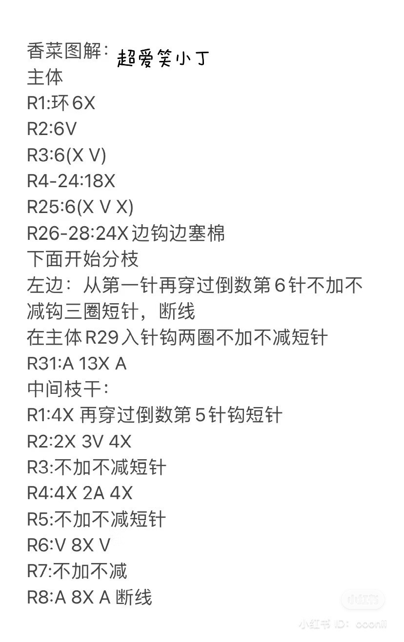 Cute Crochet Coriander Pattern Tutorial