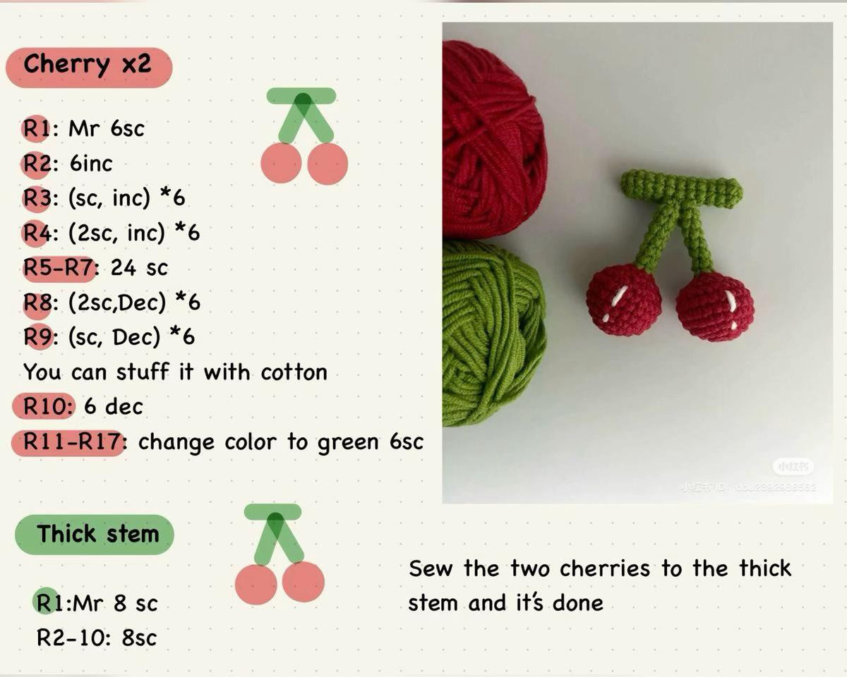 Cute Crochet Corn Amigurumi Pattern: Yellow and Green Chart