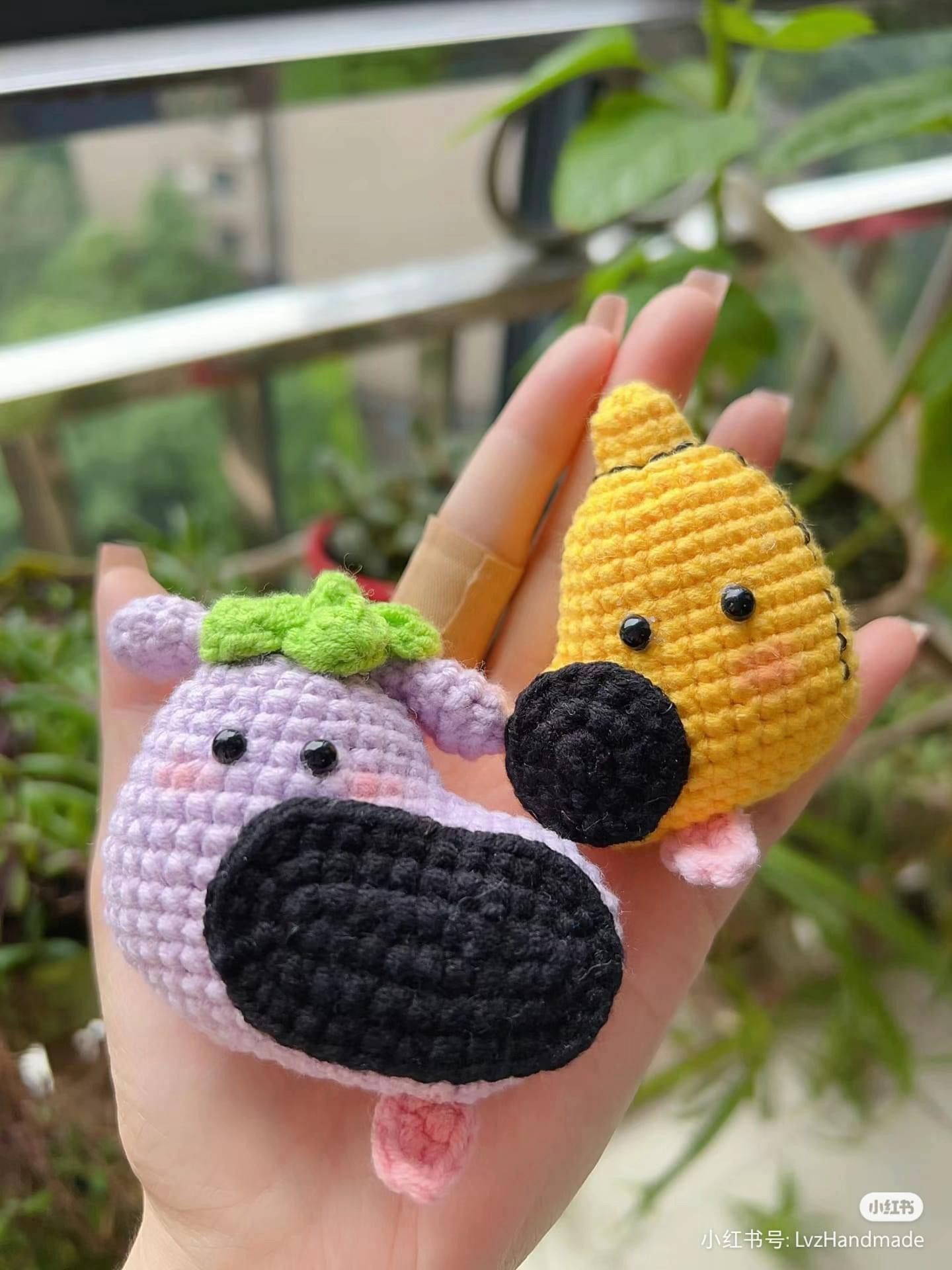 Cute Crochet Corn and Purple Cow Amigurumi Pattern