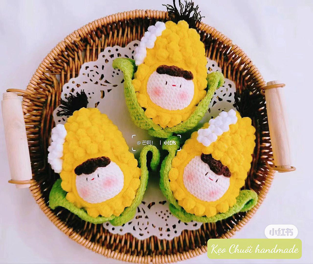 Cute Crochet Corn Doll Amigurumi Pattern Tutorial