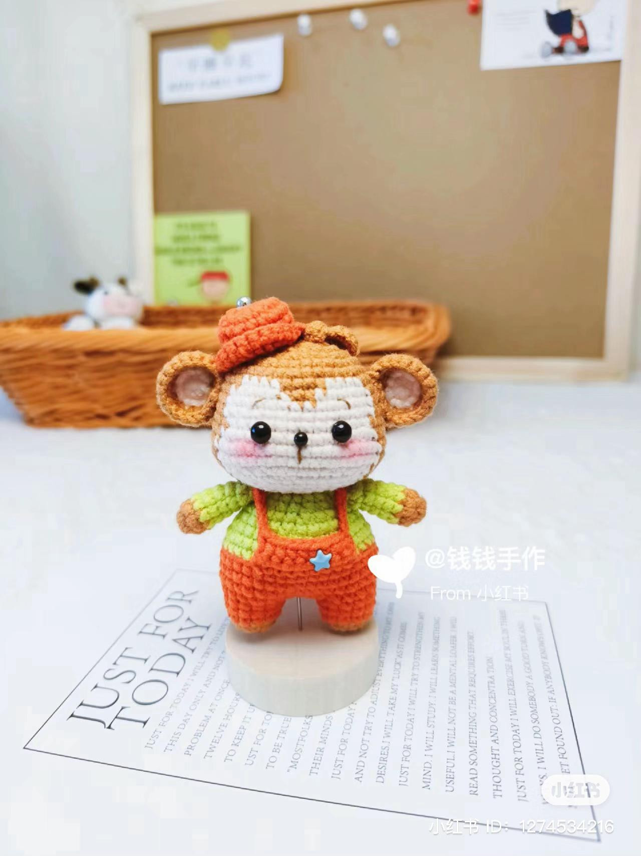 Cute Crochet Deer Amigurumi Pattern Chart