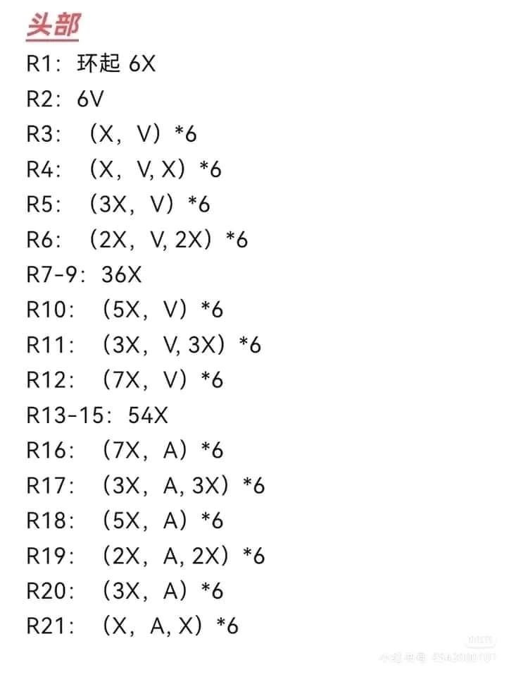 Cute Crochet Dog Amigurumi Pattern Chart Tutorial