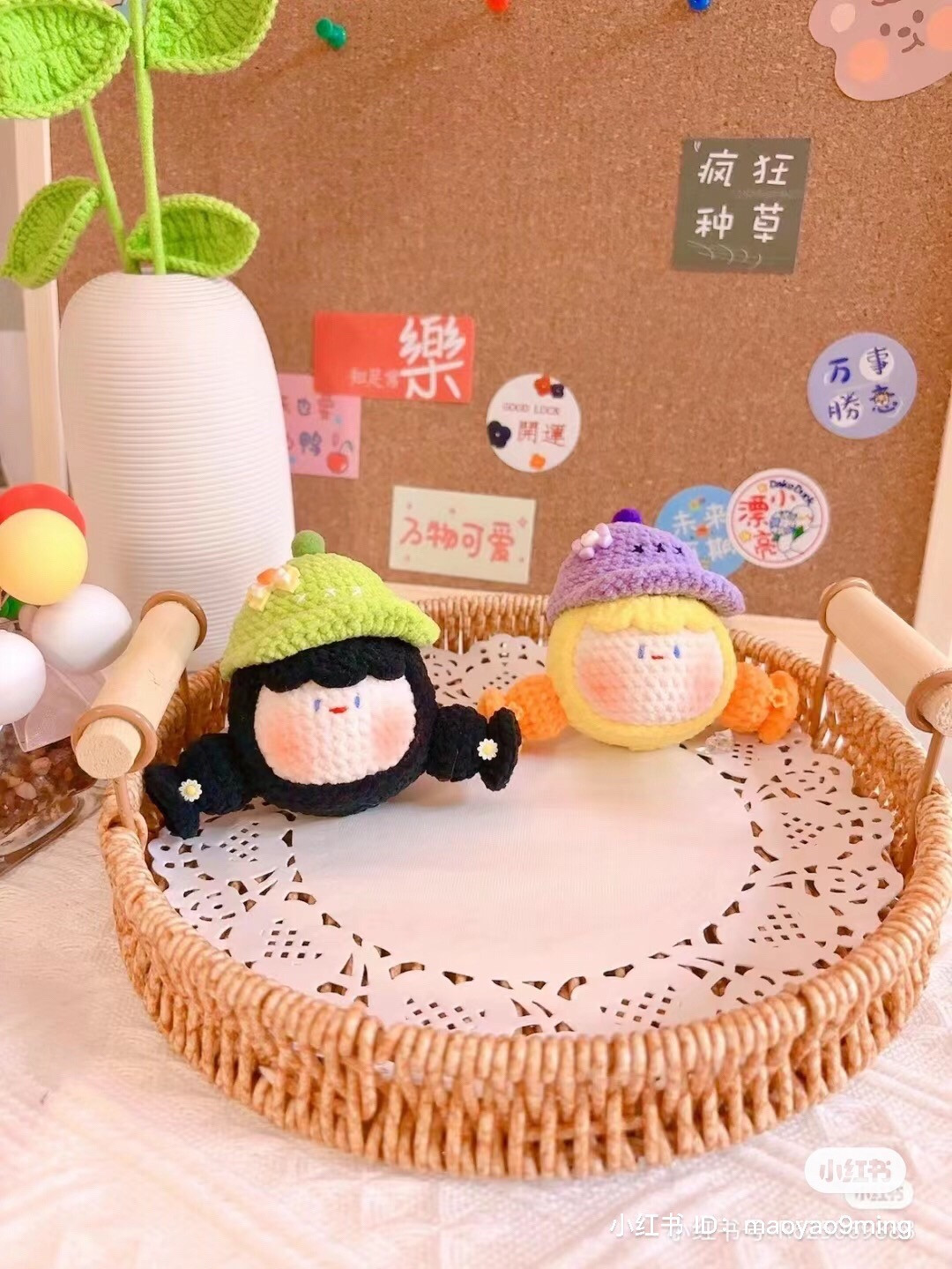 Cute Crochet Doll Tutorial: Amigurumi Head, Hat & Hair Pattern