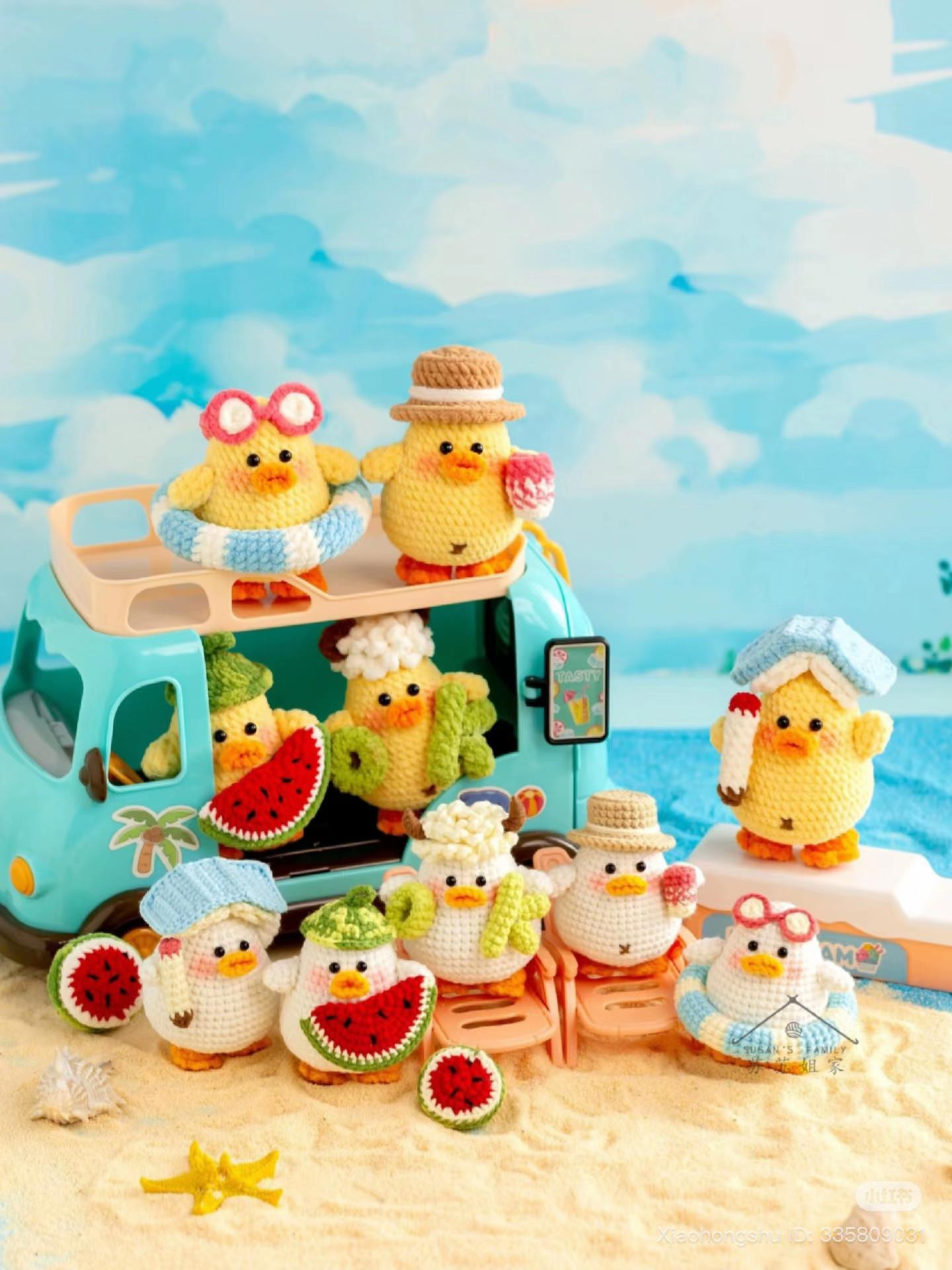 Cute Crochet Duck Amigurumi Collection and Patterns