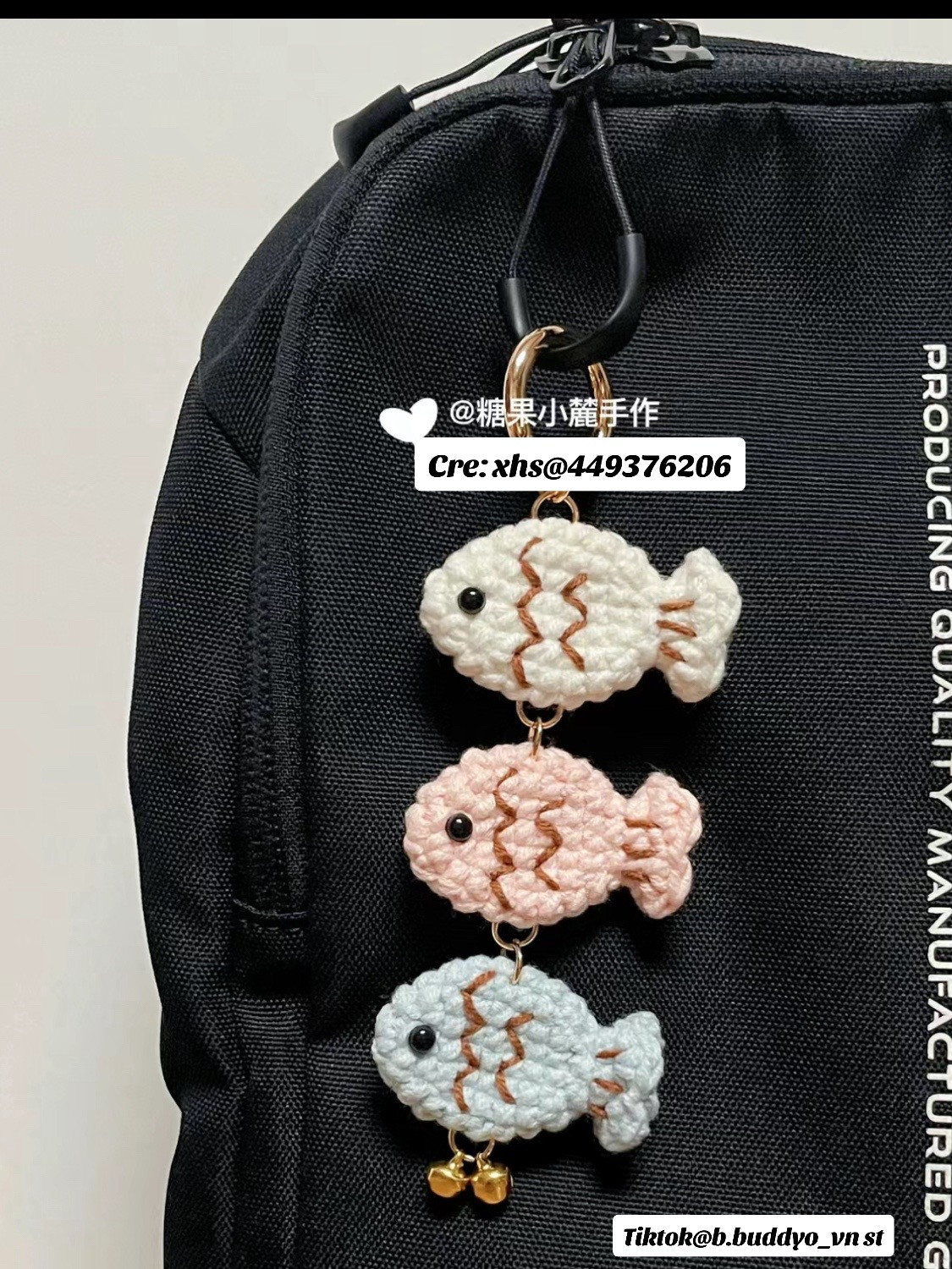 Cute Crochet Fish Keychain Pattern Tutorial