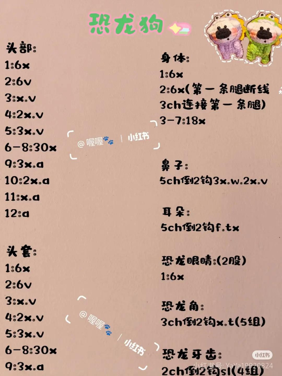 Cute Crochet Flower Dog Doll Pattern with Frog Bag