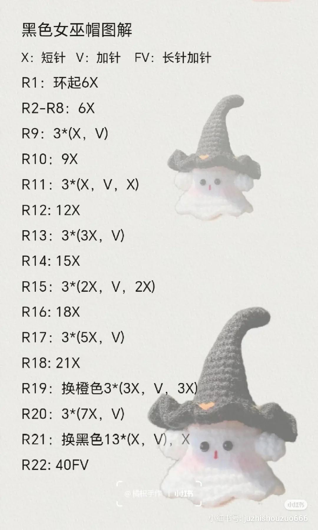 Cute Crochet Ghost Finger Puppets and Keychains Pattern