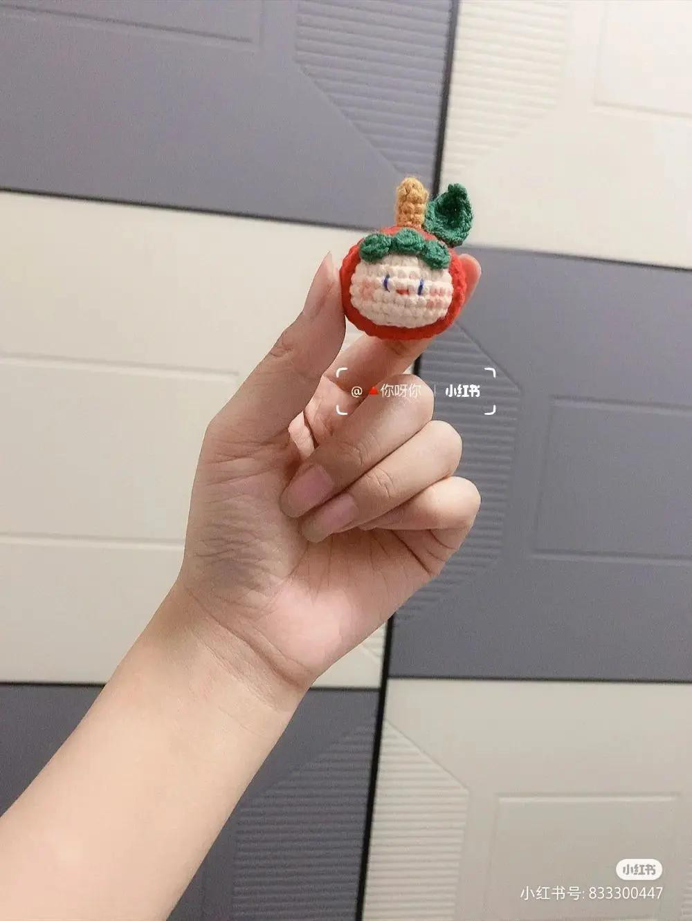 Cute Crochet Green Onion Mochi Doll Pattern Tutorial with Free Chart Instructions