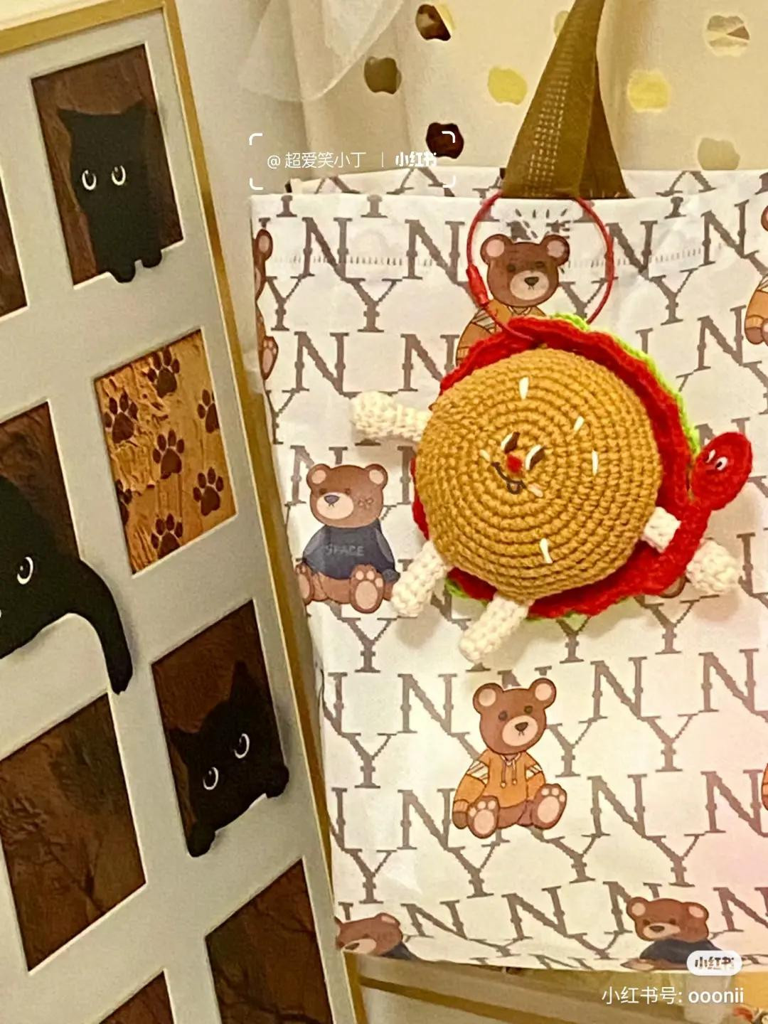 Cute Crochet Hamburger Doll Pattern Chart