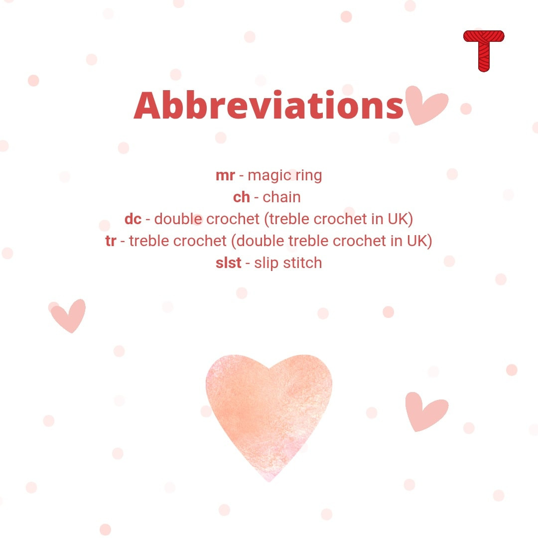 Cute Crochet Heart Earrings Free Pattern for Valentine's Day