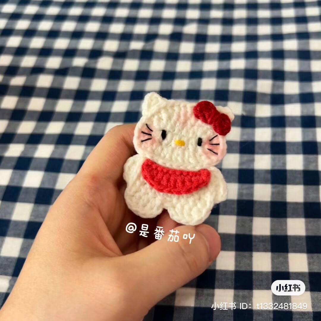 Cute Crochet Hello Kitty Amigurumi Doll Pattern