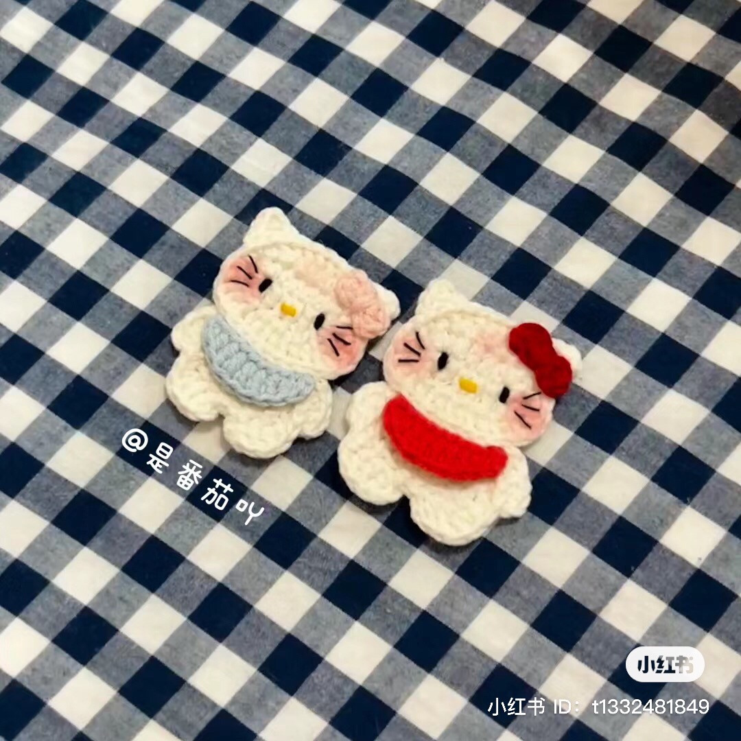 Cute Crochet Hello Kitty Amigurumi Doll Pattern