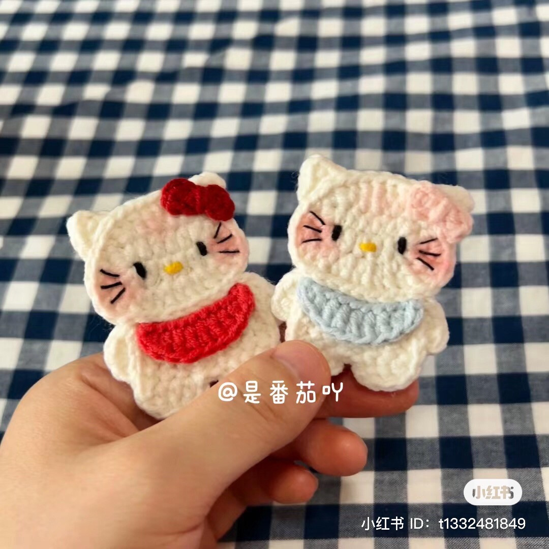 Cute Crochet Hello Kitty Amigurumi Doll Pattern