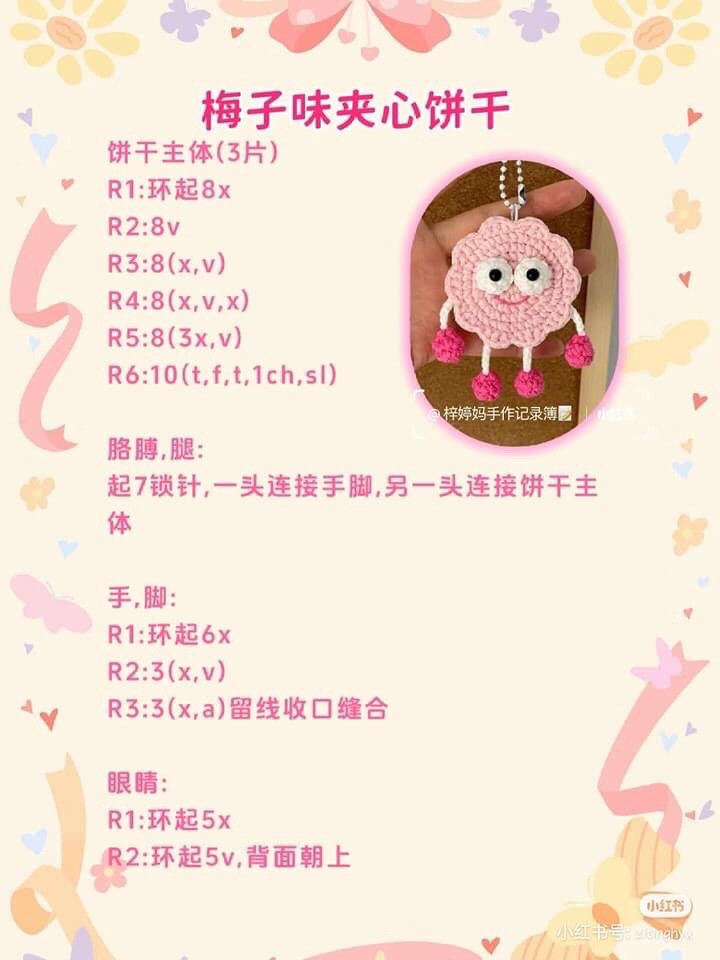 Cute Crochet Keychains: Pig in Ice Cream Cone and Bear Bee Amigurumi Patterns