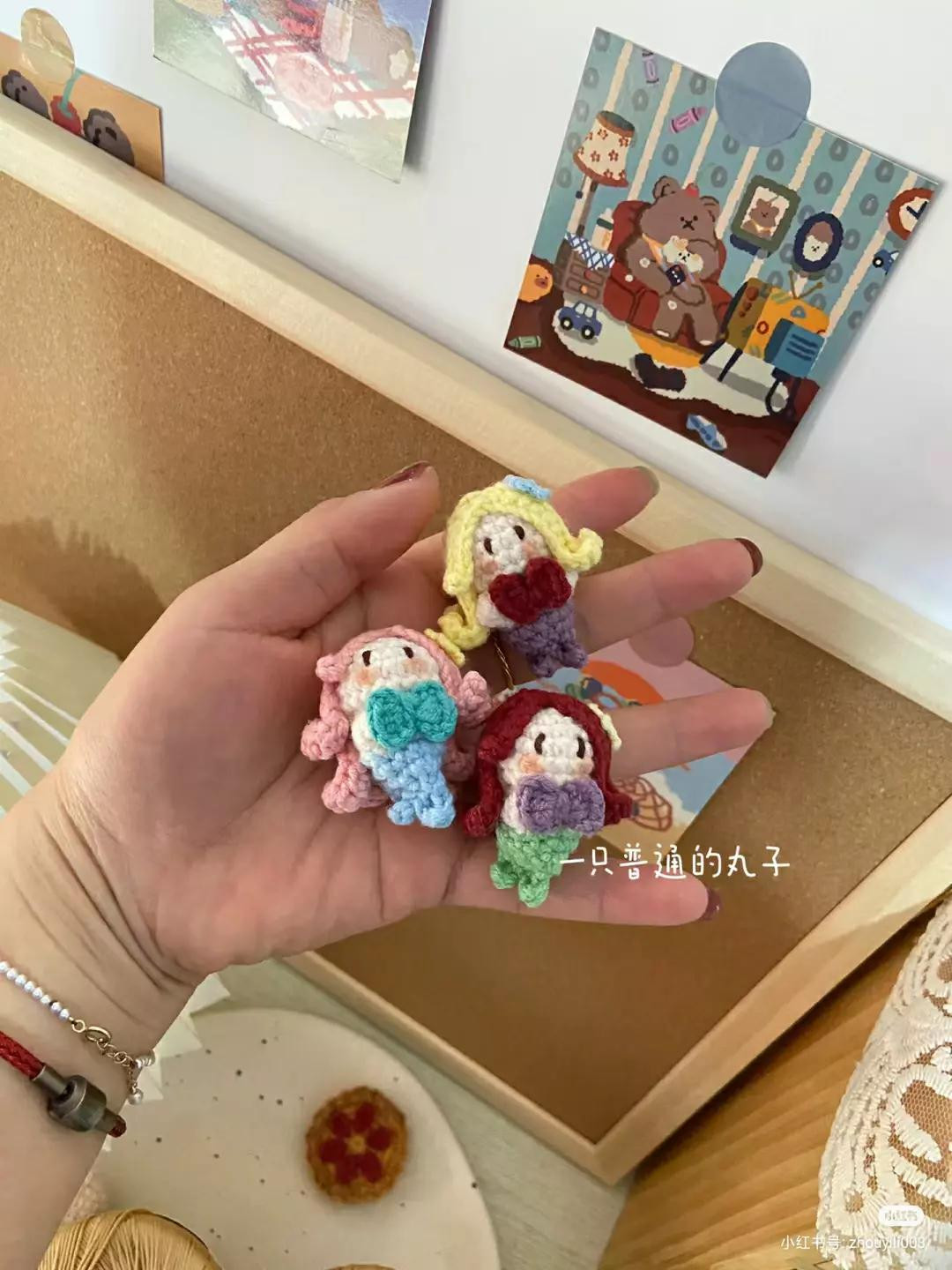 Cute Crochet Mermaid Gummy Doll Amigurumi Pattern