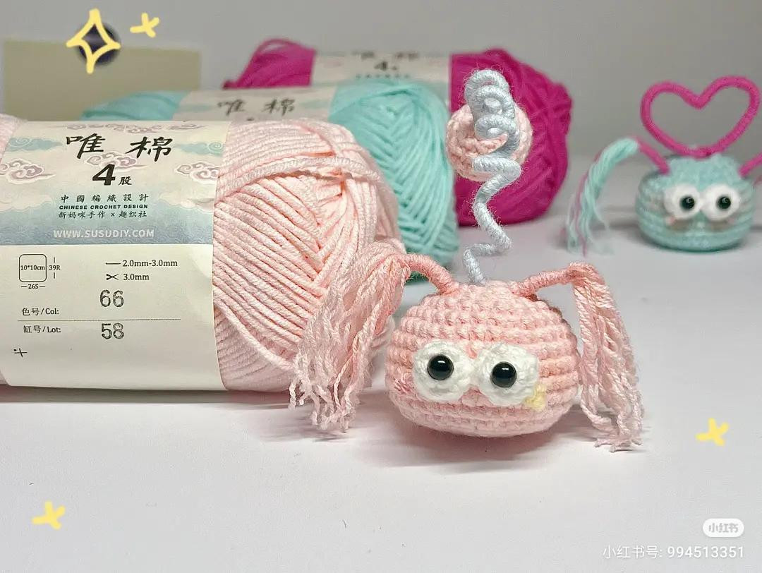 Cute Crochet Monster Sister Amigurumi Pattern Chart with Step-by-Step ...