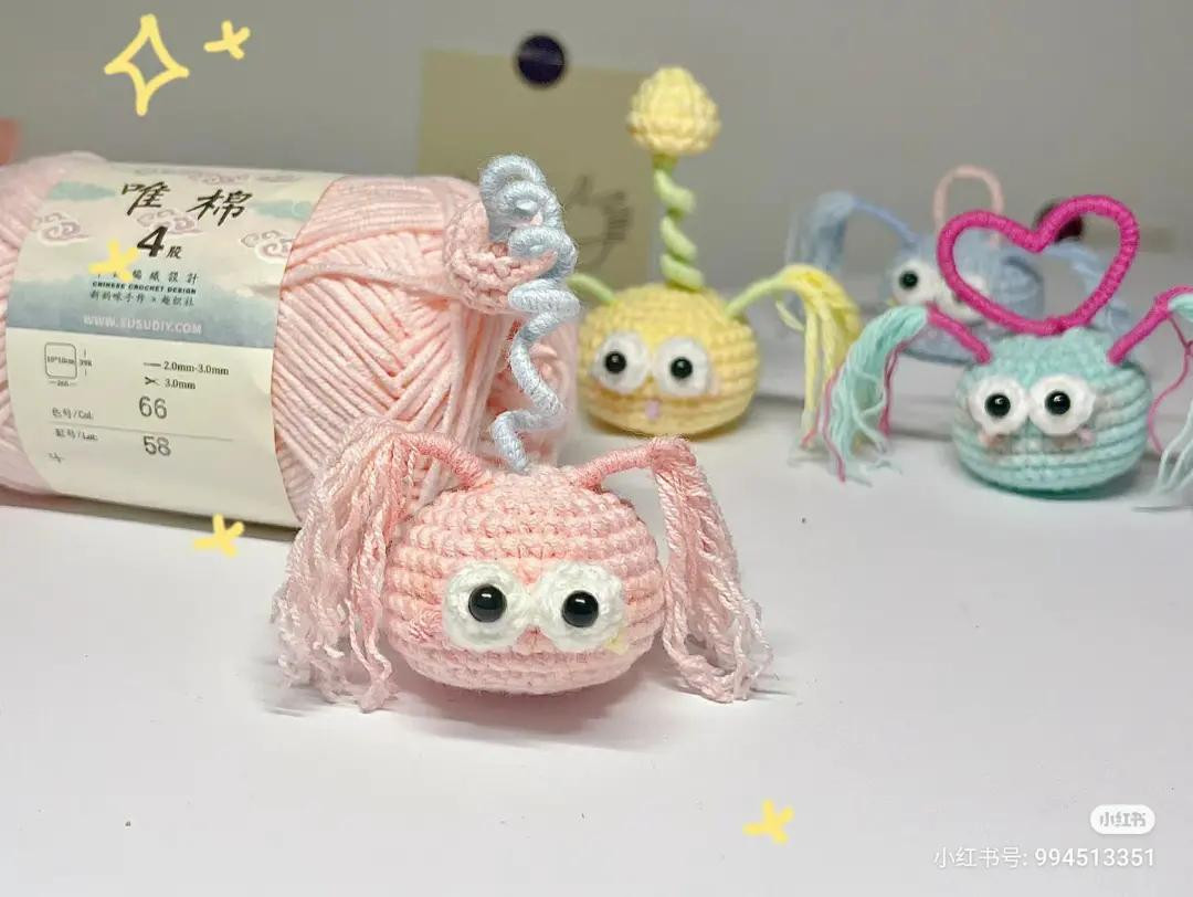 Cute Crochet Monster Sister Amigurumi Pattern Chart with Step-by-Step ...