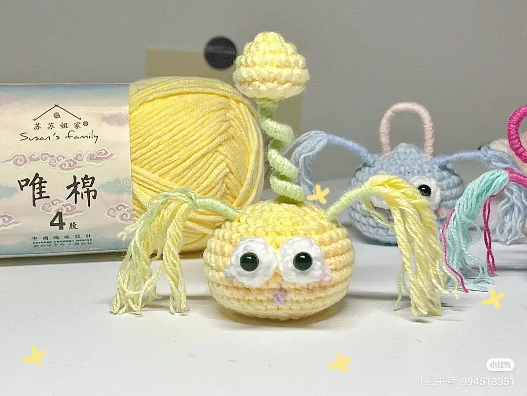 Cute Crochet Monster Sister Amigurumi Pattern Chart with Step-by-Step Instructions