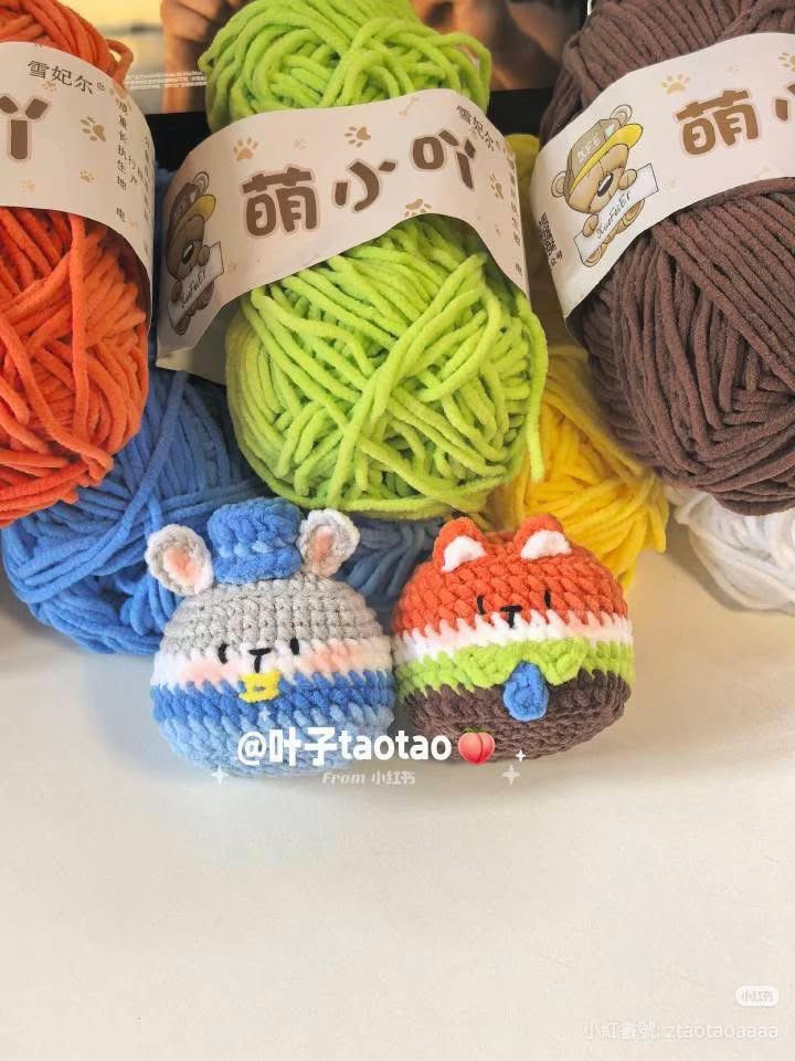 Cute Crochet Nick and Judy Zootopia Amigurumi Pattern Chart