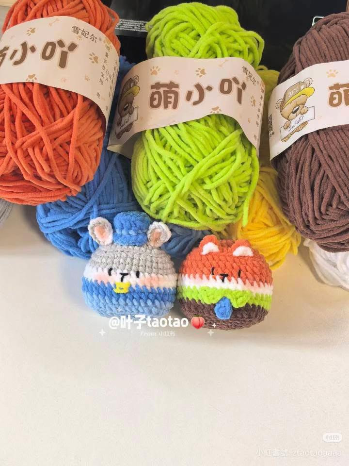Cute Crochet Nick and Judy Zootopia Amigurumi Pattern Chart