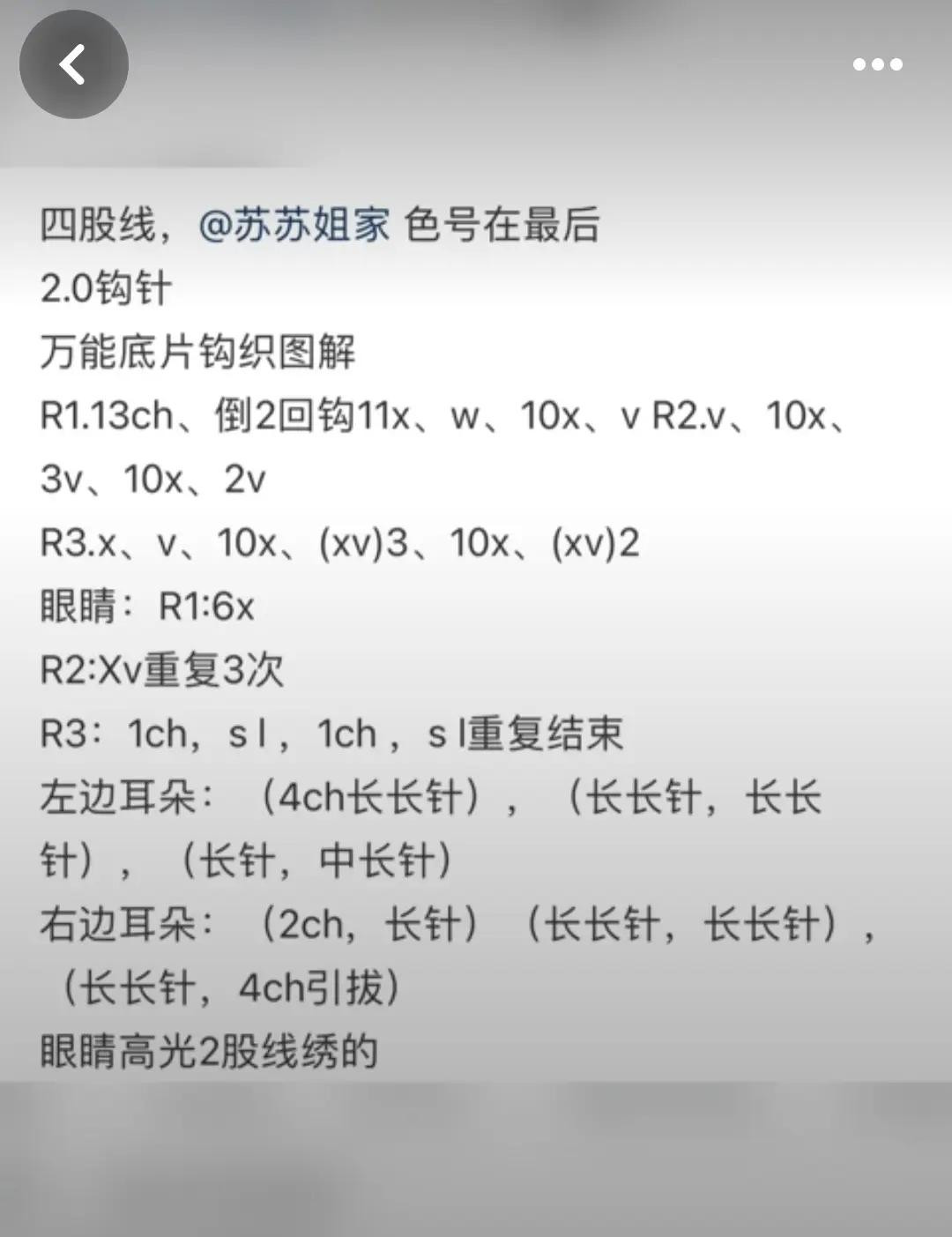 Cute Crochet Patterns Collection: Cat Face Flat Chart, Strawberry Bear Amigurumi, and Hamburger Rabbit Ice Cream Tutorial