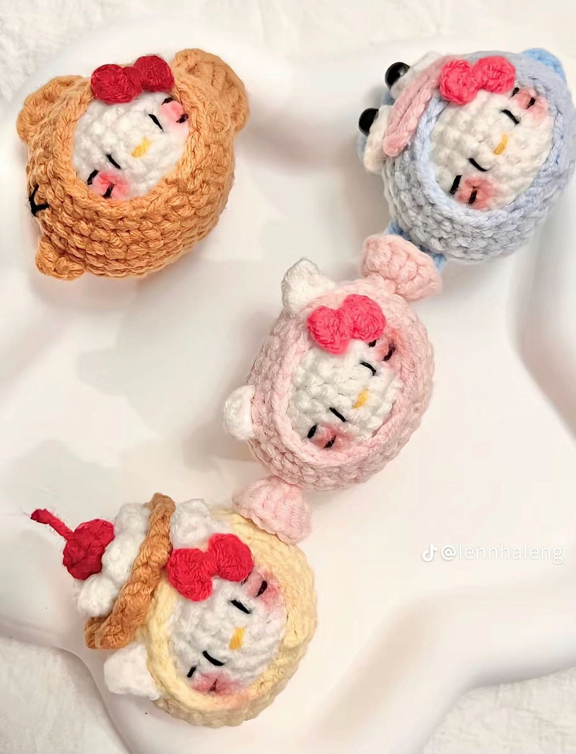 Cute Crochet Pudding Kitty Amigurumi Pattern Tutorial