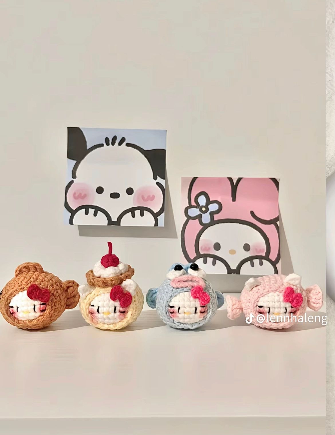 Cute Crochet Pudding Kitty Amigurumi Pattern Tutorial