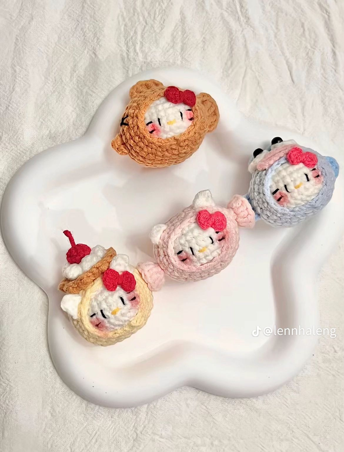 Cute Crochet Pudding Kitty Amigurumi Pattern Tutorial