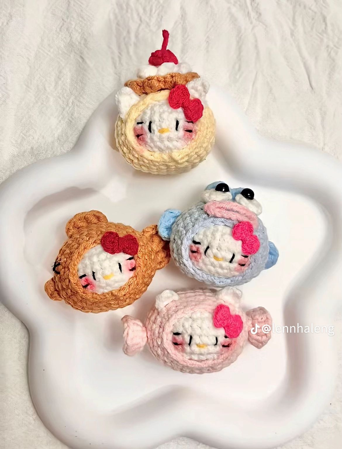 Cute Crochet Pudding Kitty Amigurumi Pattern Tutorial