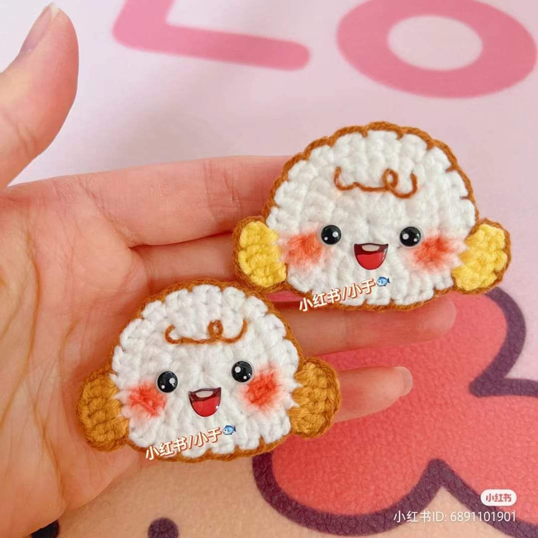 Cute Crochet Puppy and Bear Face Chart Pattern