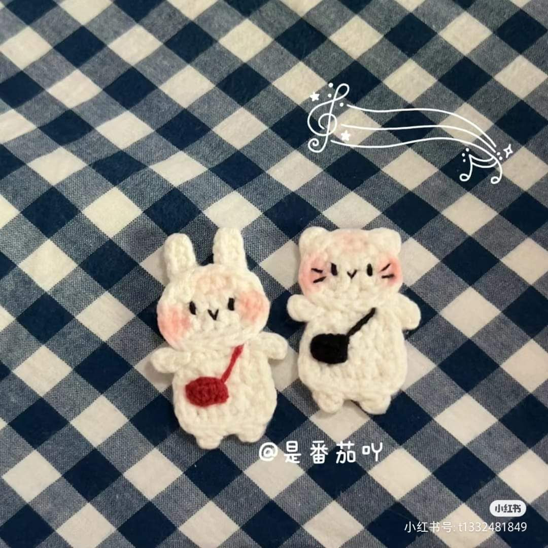 Cute Crochet Puppy, Cat & Rabbit Amigurumi Patterns and Tutorials