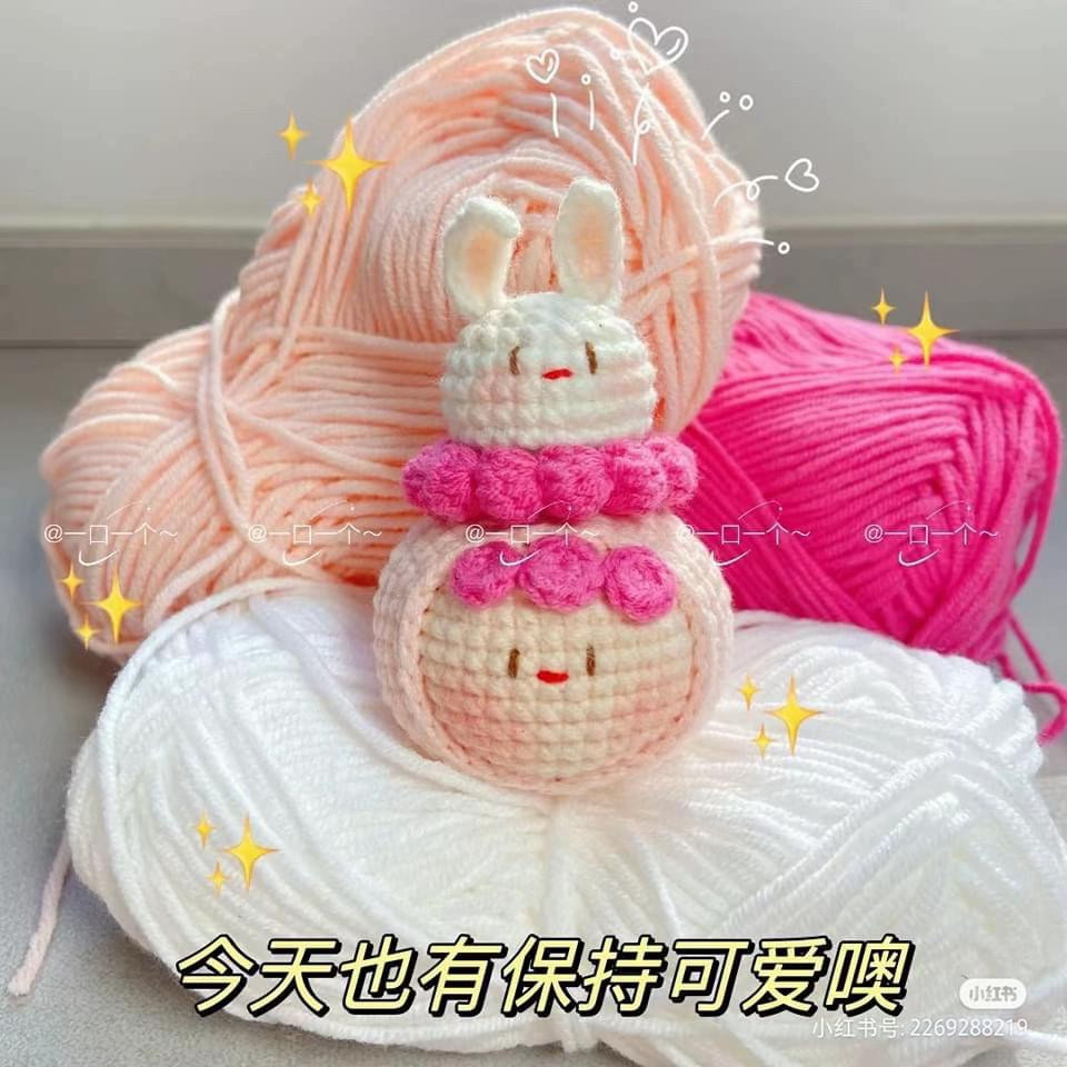Cute Crochet Rabbit Doll Tutorial Pattern
