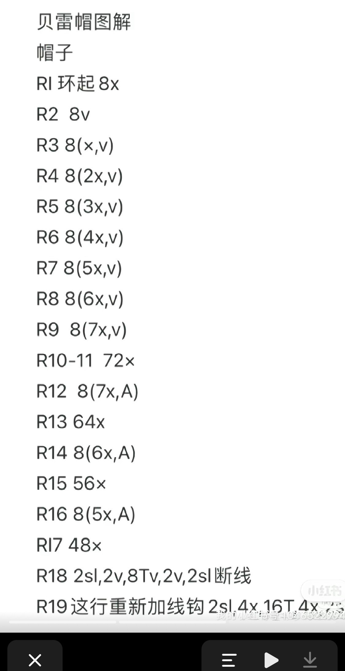 Cute Crochet Rabbit with Glasses and Beret Hat Pattern