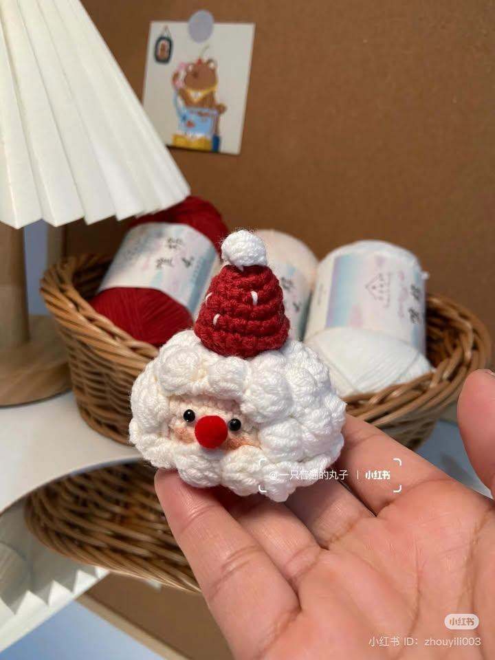 Cute Crochet Santa Claus Cake Pattern