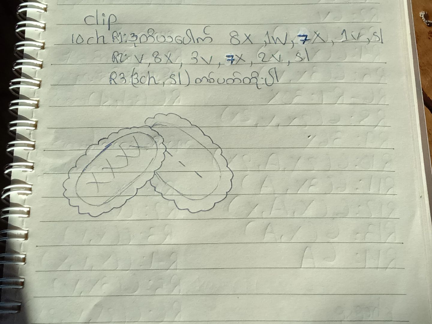 Cute Crochet Strawberry and Chicken Flat Charts