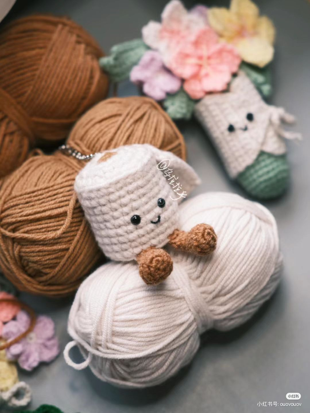 Cute Crochet Toilet Paper Roll Amigurumi Doll Pattern