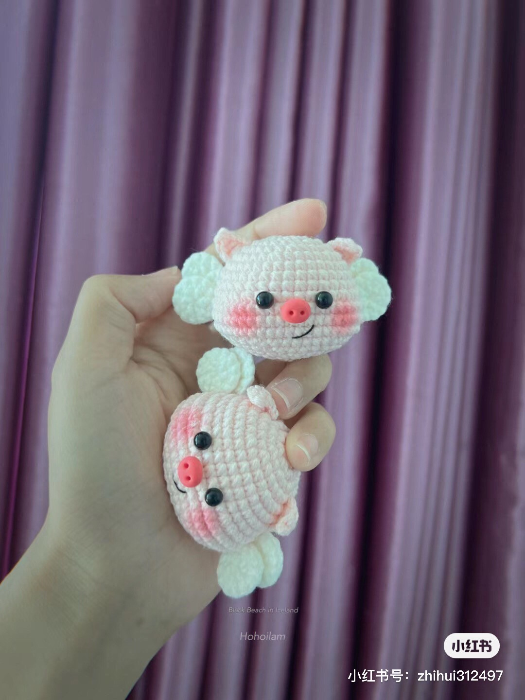 Cute Flying Pig Crochet Chart and Amigurumi Pattern
