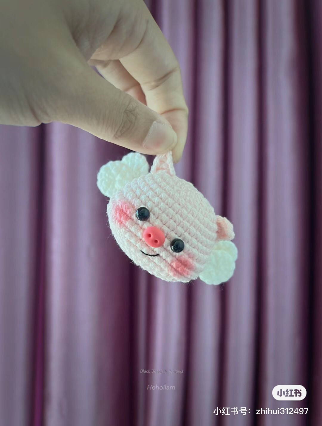 Cute Flying Pig Crochet Chart and Amigurumi Pattern