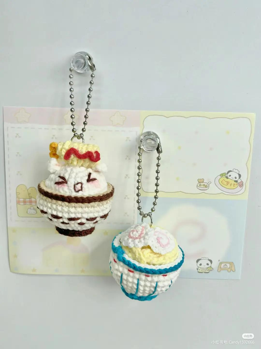 Cute Fried Shrimp Rice Bowl Crochet Pattern Tutorial