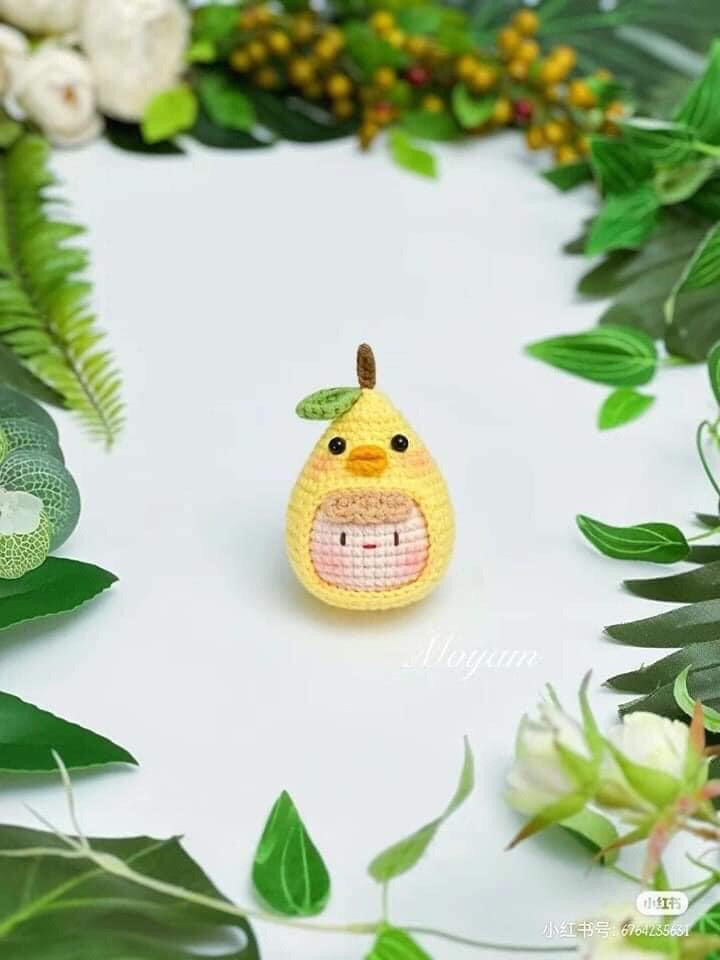 Cute Fruit and Animal Mochi Doll Crochet Patterns