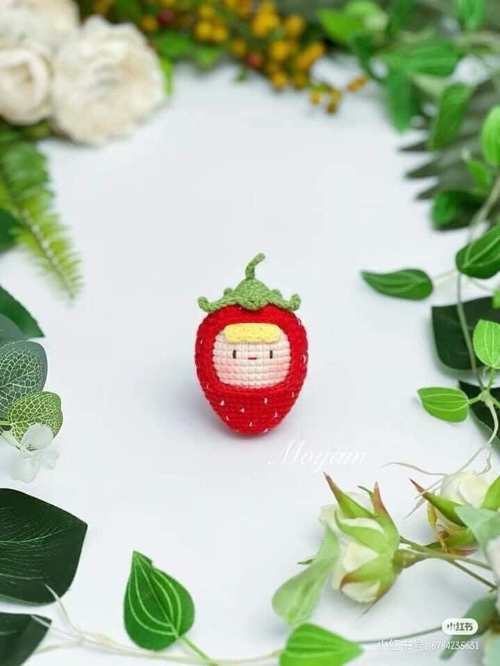 Cute Fruit and Animal Mochi Doll Crochet Patterns