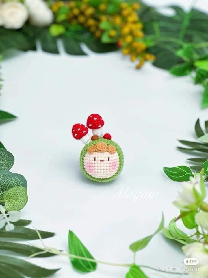 Cute Fruit and Animal Mochi Doll Crochet Patterns