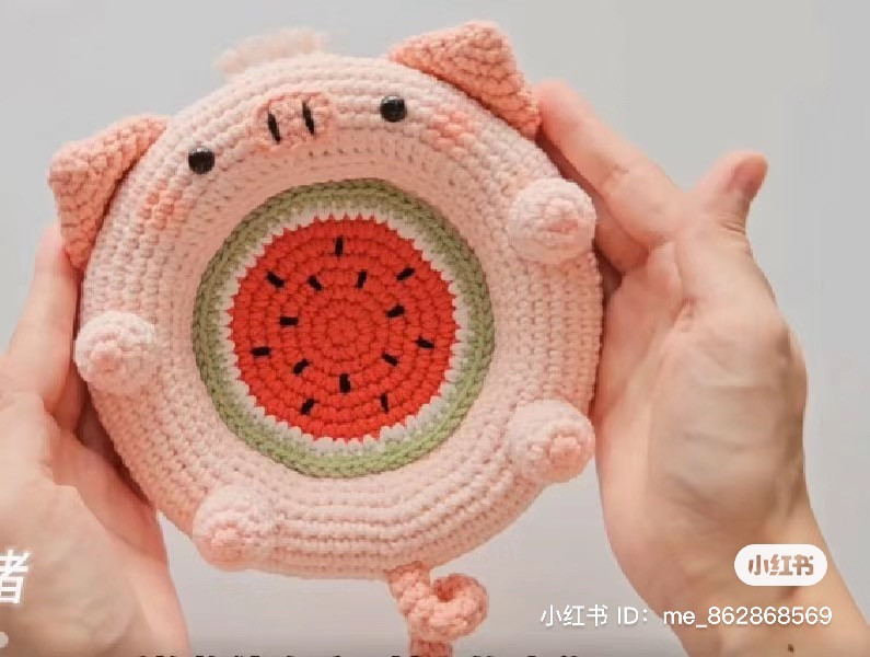 Cute Fruit Animal Amigurumi Pattern: Kiwi Cat, Orange Bear, Watermelon Pig