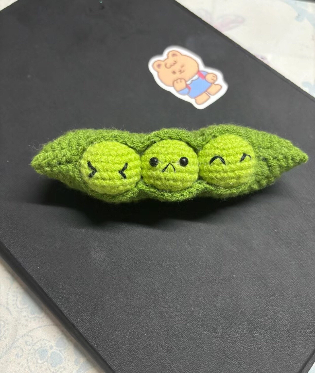 Cute Green Peas in a Pod Amigurumi Crochet Pattern Tutorial