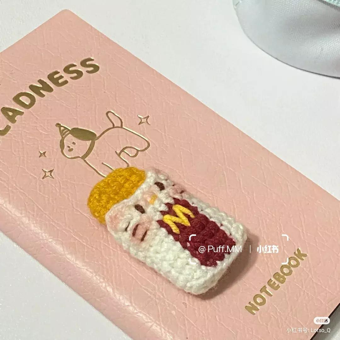 Cute Kitty McDonald's French Fries Amigurumi Pattern