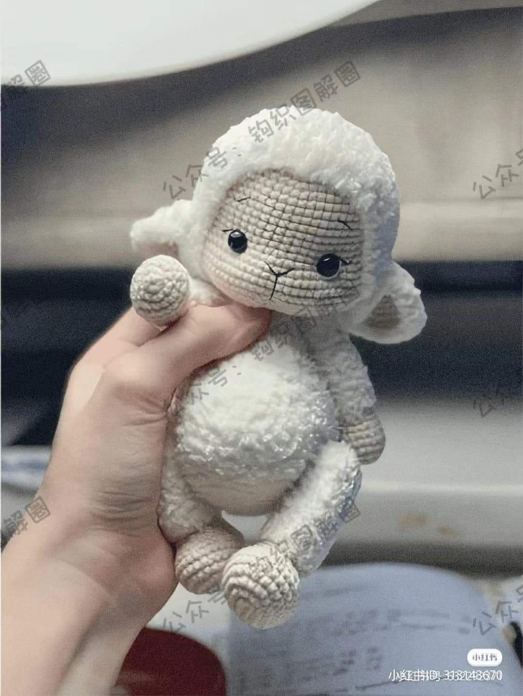Cute Little Sheep Amigurumi Crochet Pattern Tutorial