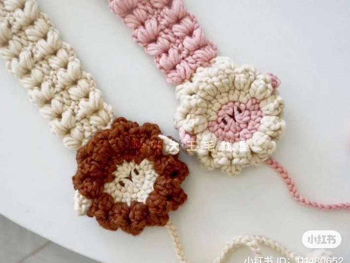 Cute Little Sheep Warm Ear Muffs Crochet Pattern Chart