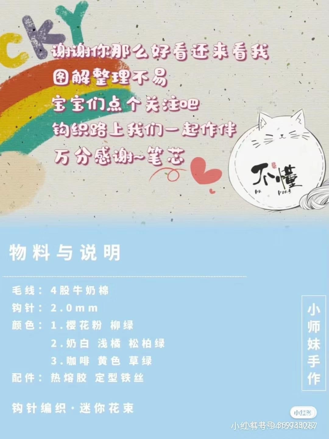 Cute Mini Animal Flower Pot Crochet Pattern