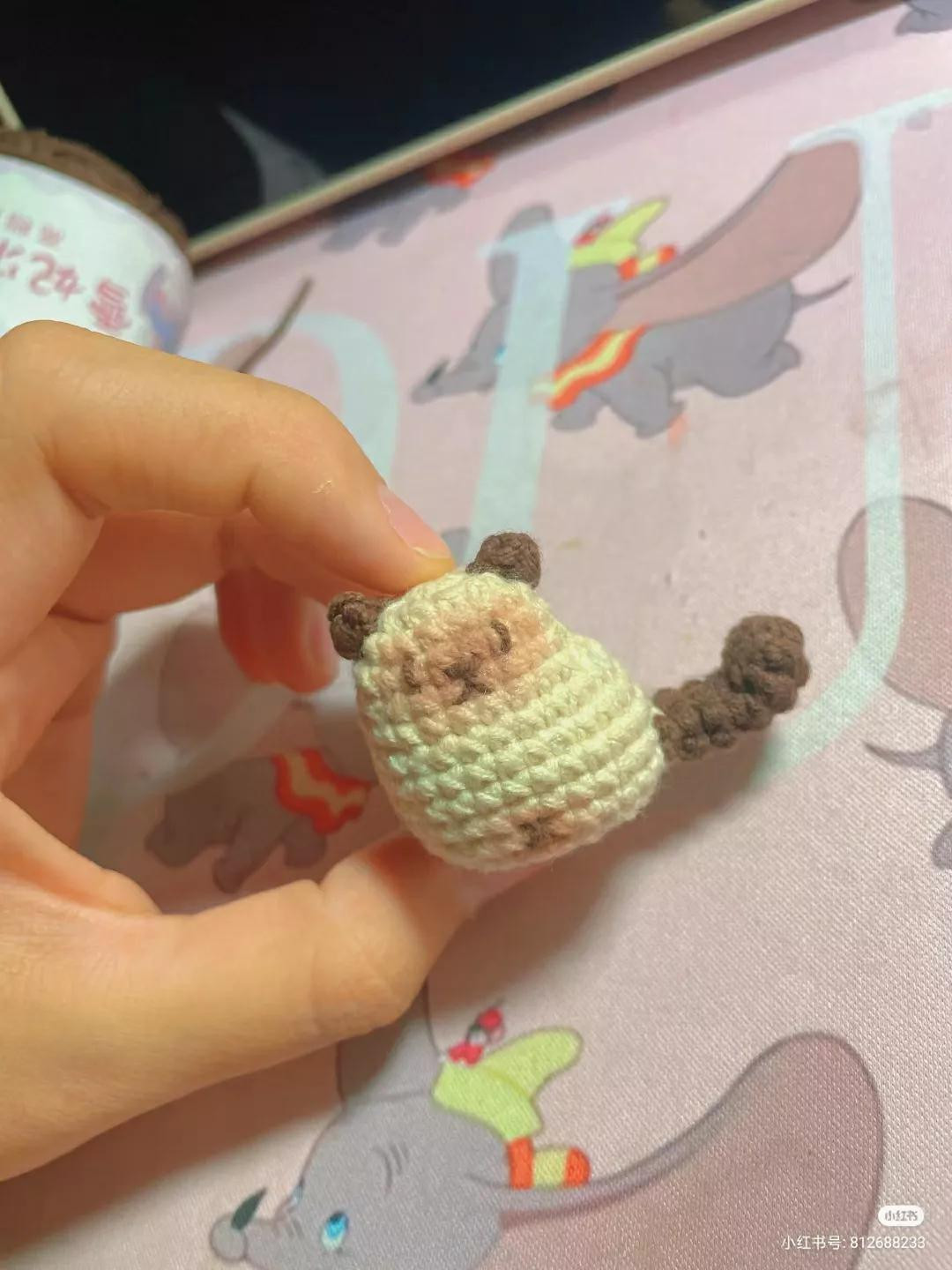 Cute Mini Hamster Amigurumi Crochet Pattern